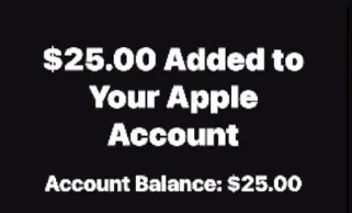 Uspesna aktivacija Apple gift kartice